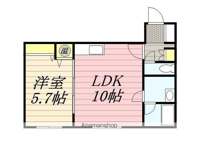 BLUME(1LDK/1階)の間取り写真
