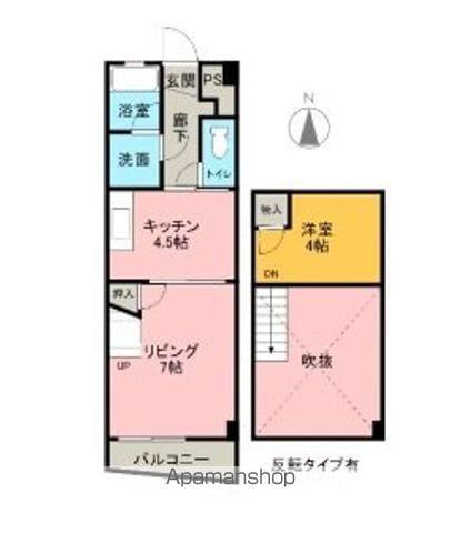パルケ21(2DK/5階)の間取り写真