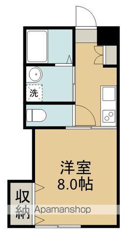 アスコット一本杉Ⅰ(1K/1階)の間取り写真