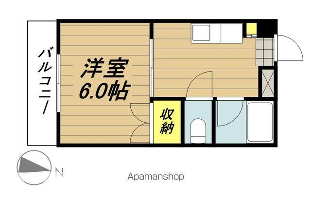 セントラルコーポ本町(1K/2階)の間取り写真