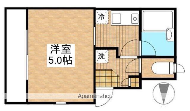 IZUMI T&M(1K/2階)の間取り写真