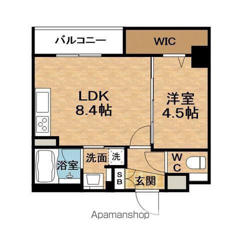 VILLEBOUQUETTEMMABASHI(1LDK/8階)の間取り写真