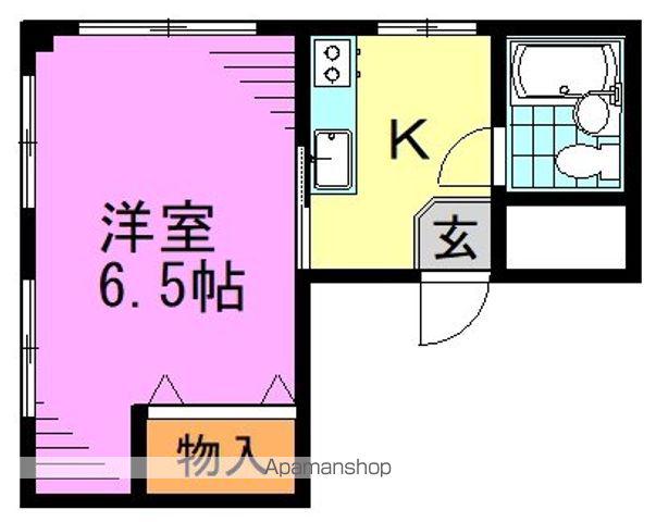 ツチダビル(1K/3階)の間取り写真