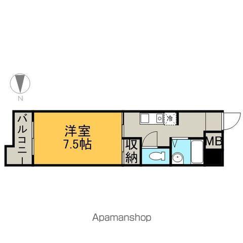 エトワール大島(1K/3階)の間取り写真