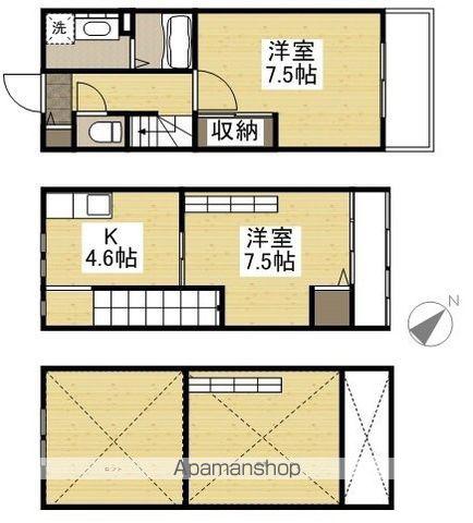 OTHELLO弐番館(2K)の間取り写真