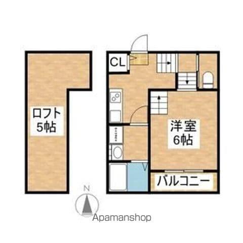 RESIDENCER名古屋(1K/2階)の間取り写真