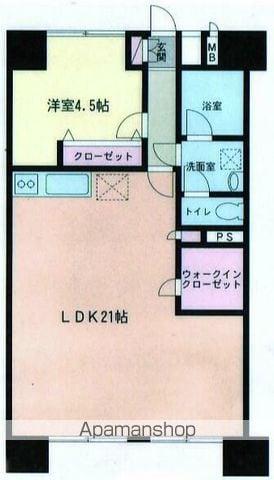 千葉中央ヒミコマンション(1LDK/4階)の間取り写真