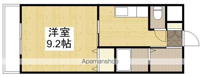 A-HILL-TOP(1K/2階)の間取り写真
