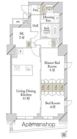 LIVECASA文京千石(2SLDK/5階)の間取り写真