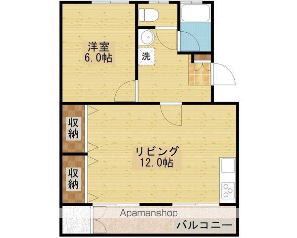 AVANCER Ⅰ(1LDK/2階)の間取り写真