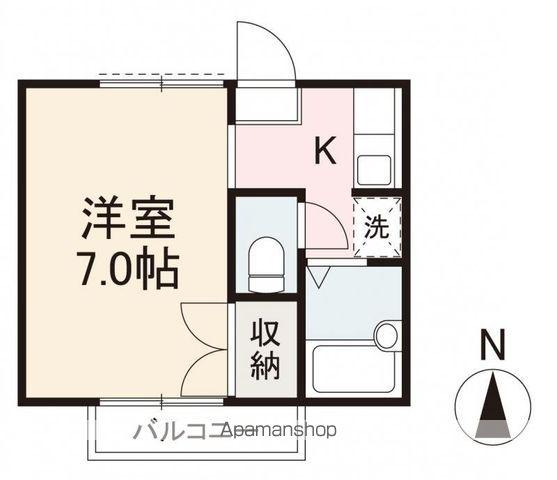 新北S.Yハイツ(1K/1階)の間取り写真