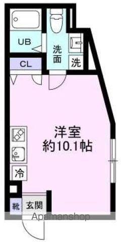 APT柴又(ワンルーム/1階)の間取り写真