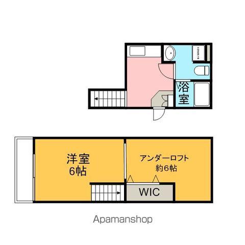 GRANDOLE志賀本通Ⅰ(1K/2階)の間取り写真