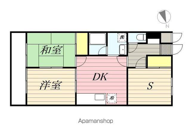 サンマルスラン津田沼(2SDK/3階)の間取り写真