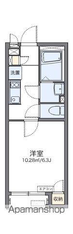 レオネクストS&K(1K/2階)の間取り写真