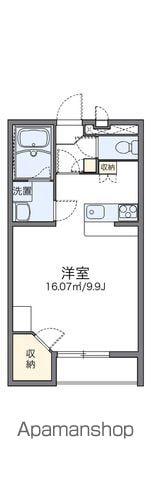 レオパレス岡Ⅱ(1K/2階)の間取り写真