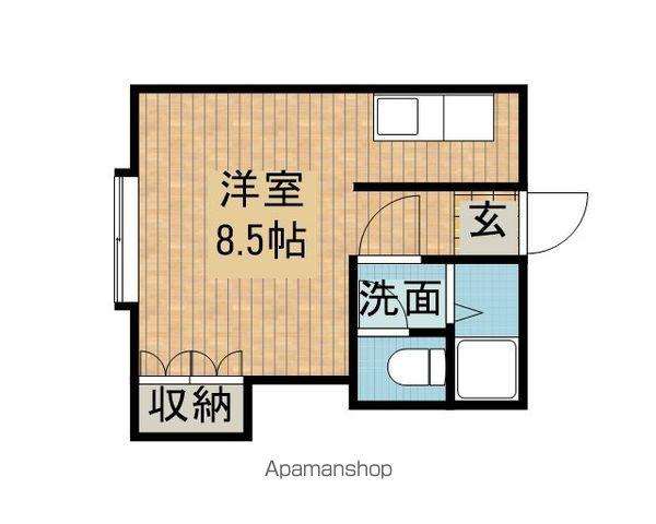 文京台レジデンス1(ワンルーム/2階)の間取り写真