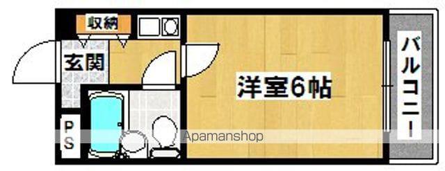 リバーズマンション(1K/3階)の間取り写真