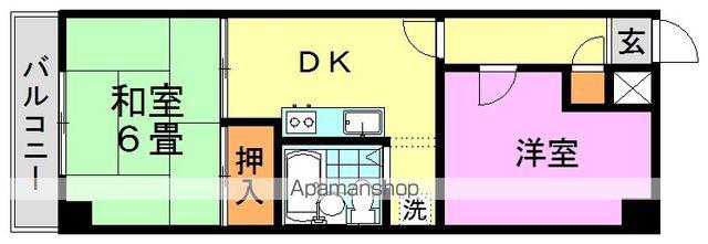 GSハイム東高円寺(2DK/2階)の間取り写真