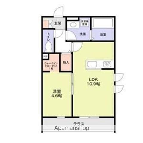 BELL FEMME SATO(1LDK/3階)の間取り写真