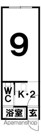 ARM-18(1K/2階)の間取り写真