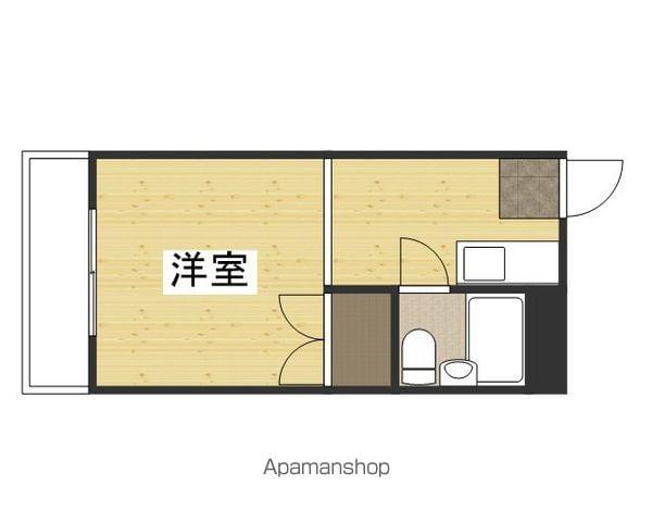 サンライズ津島京町(ワンルーム/4階)の間取り写真