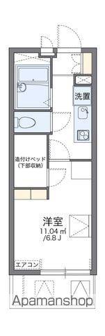 レオパレスKANOKOⅡ(1K/2階)の間取り写真