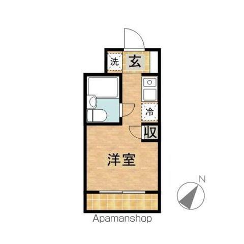 TOP・久喜第1(ワンルーム/3階)の間取り写真