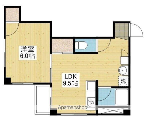 ひまわりハイツ(1LDK/3階)の間取り写真