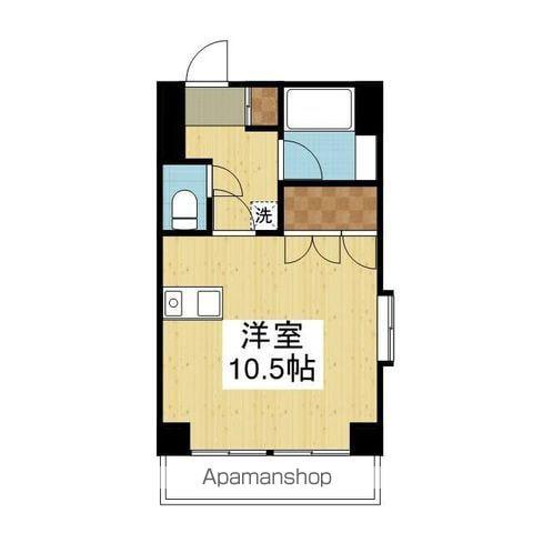 SUNRISE豊坂(ワンルーム/4階)の間取り写真