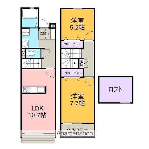 メゾンマエダ(2LDK)の間取り写真