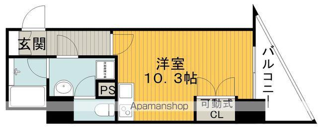 EZA蛍池(ワンルーム/6階)の間取り写真