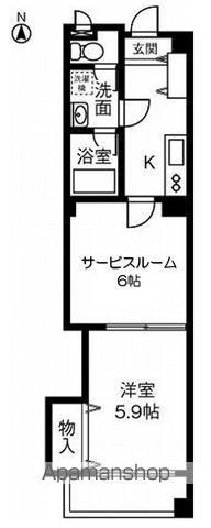 FJ日進通(2K/3階)の間取り写真