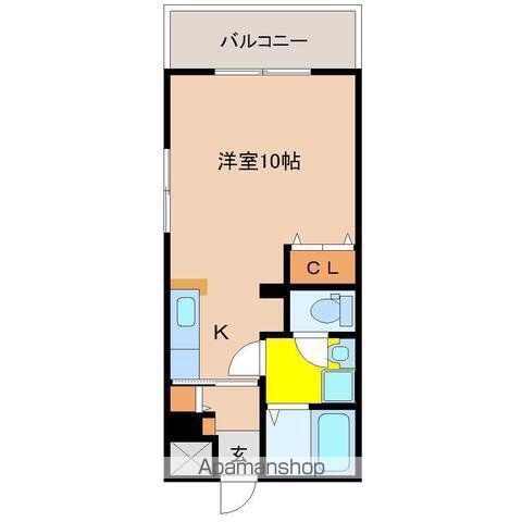 ツーエヌマンション(ワンルーム/1階)の間取り写真