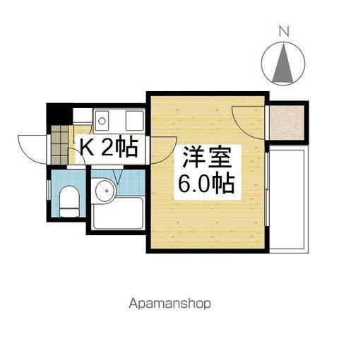 リリーフレジデンス清水町(1K/3階)の間取り写真