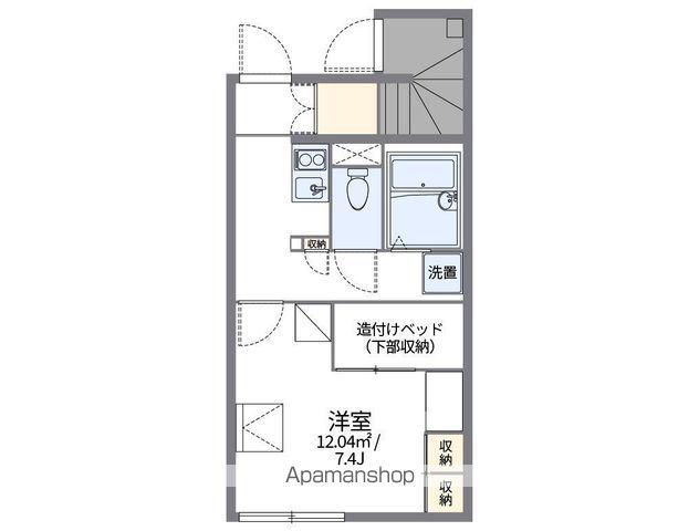 レオパレスアクセル(1K/1階)の間取り写真