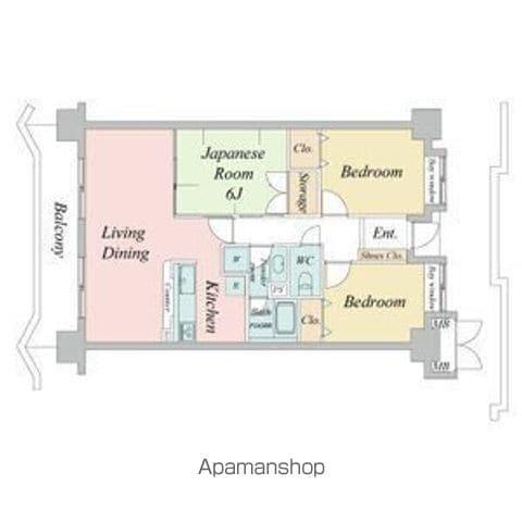 ISM東別院(3LDK/7階)の間取り写真