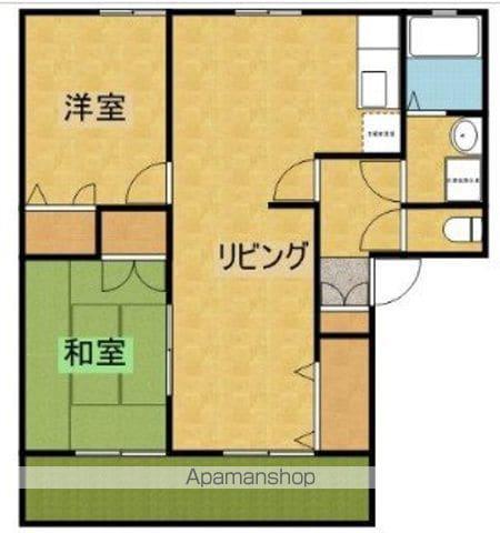 パルコート(2LDK/1階)の間取り写真
