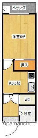 太田マンション(1K/1階)の間取り写真