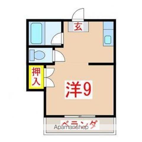 パーソネージュ鴨池(ワンルーム/1階)の間取り写真