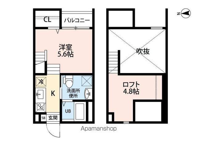 エクレール春日井(1K/1階)の間取り写真