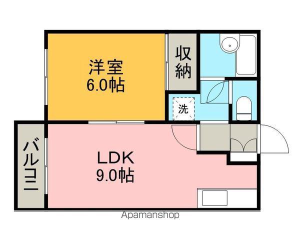 フィオーレ桜木(1LDK/1階)の間取り写真
