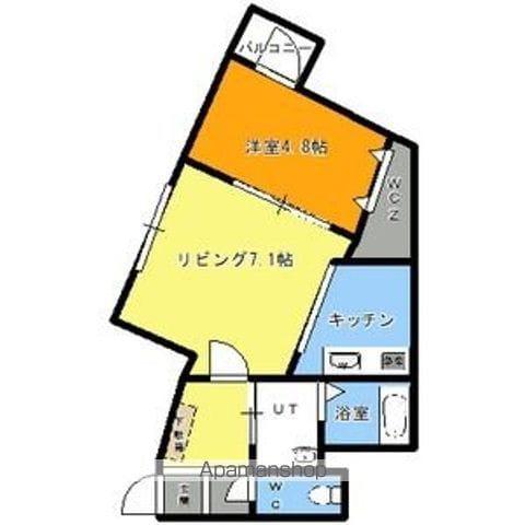 LOTUS大通公園(1LDK/4階)の間取り写真