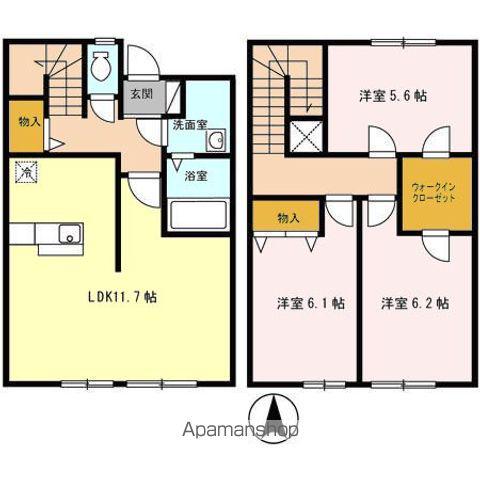グランデ吹上(3LDK)の間取り写真