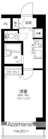 パークウェル池袋(1K/10階)の間取り写真