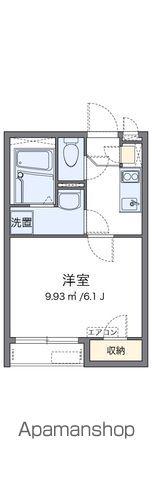 クレイノエミネンス(1K/1階)の間取り写真
