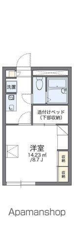 レオパレス ディアコート(1K/1階)の間取り写真