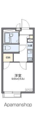 レオパレスルミエール駒場東大(1K/1階)の間取り写真