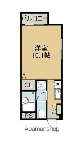 フォブールサクセス(1K/2階)の間取り写真