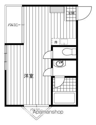 パークヒルズ美堀(ワンルーム/4階)の間取り写真